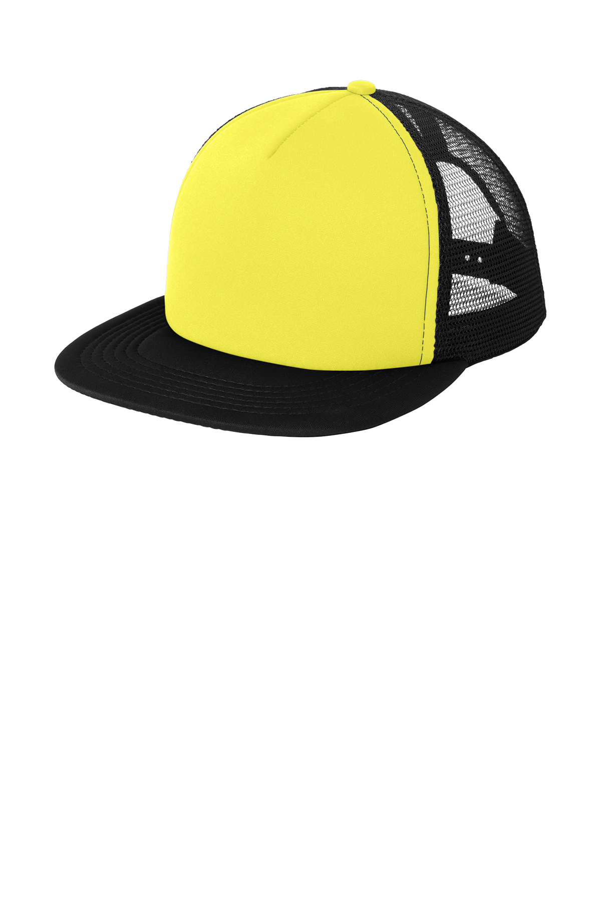Yellow Flat Bill - OMO Striper Hat