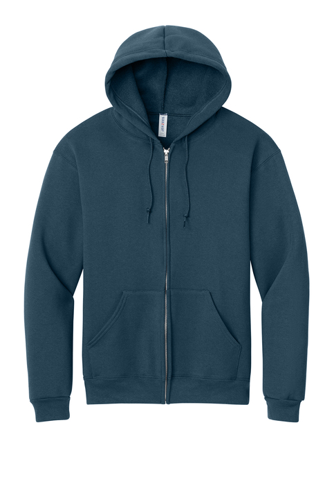 Jerzees Rugged Unisex Full-Zip Hooded Sweatshirt | Product | SanMar
