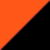 Hot Orange/ Black