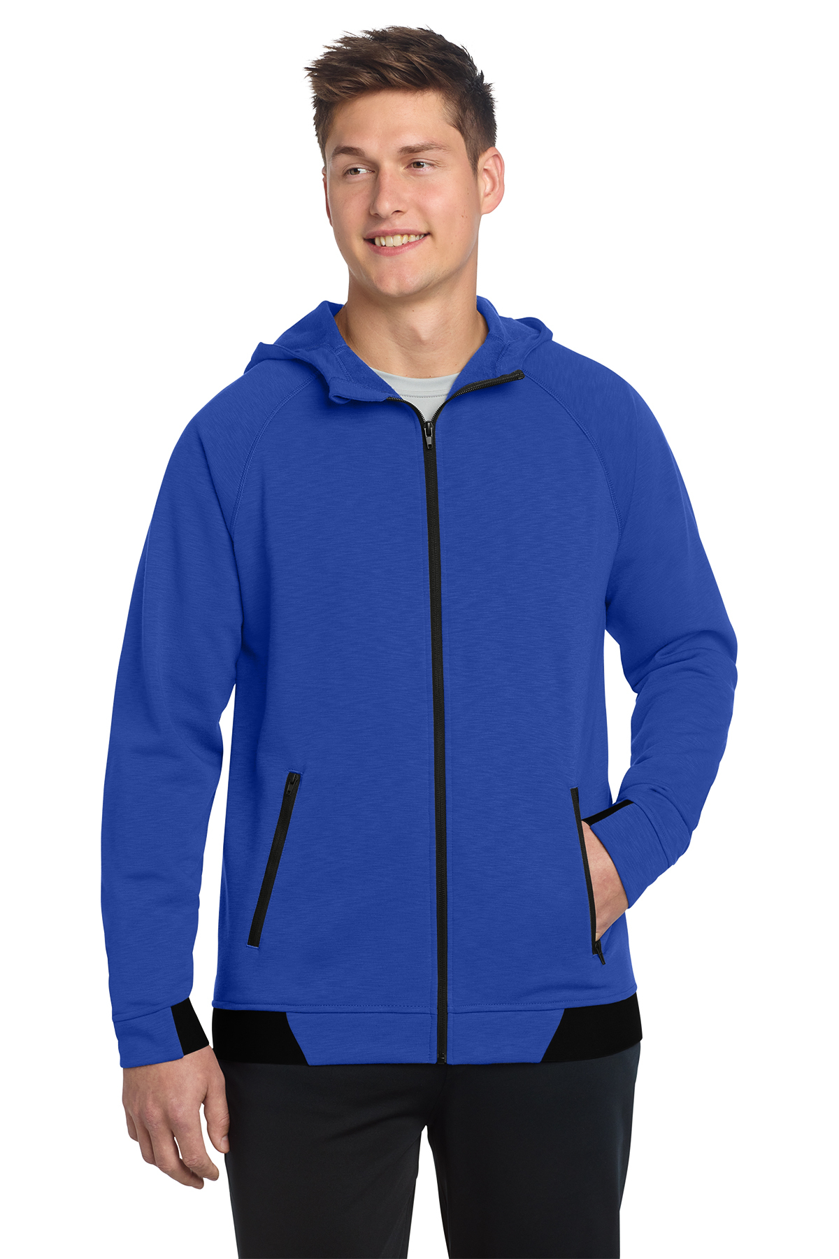 Sport-Tek PosiCharge Strive Hooded Full-Zip | Product | Sport-Tek