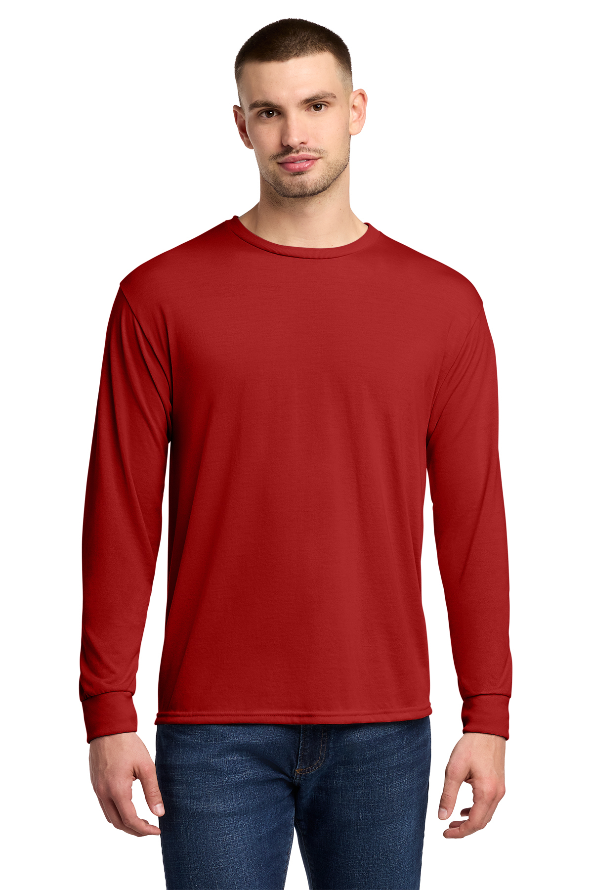 Jerzees Dri-Power 100% Polyester Long Sleeve T-Shirt | Product