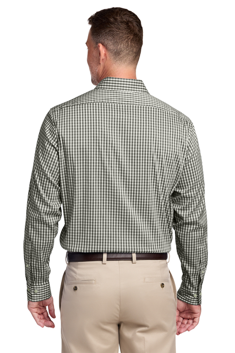 Brooks Brothers Tech Stretch Patterned Shirt | Product | SanMar