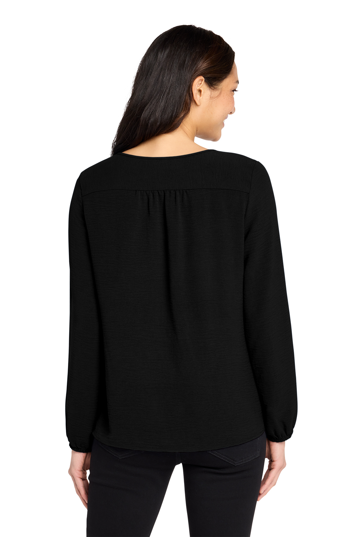 Port Authority Women's Textured Crepe Blouse | Product | Port