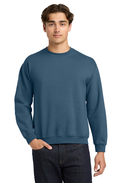 Felpa Girocollo Adulto Unisex Gildan Blu Indaco