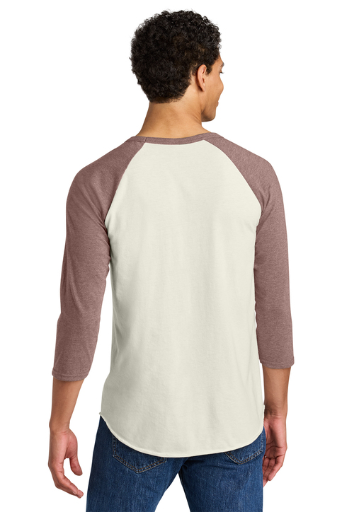 Jerzees Unisex Premium Blend Combed Ring Spun 3/4-Sleeve Raglan