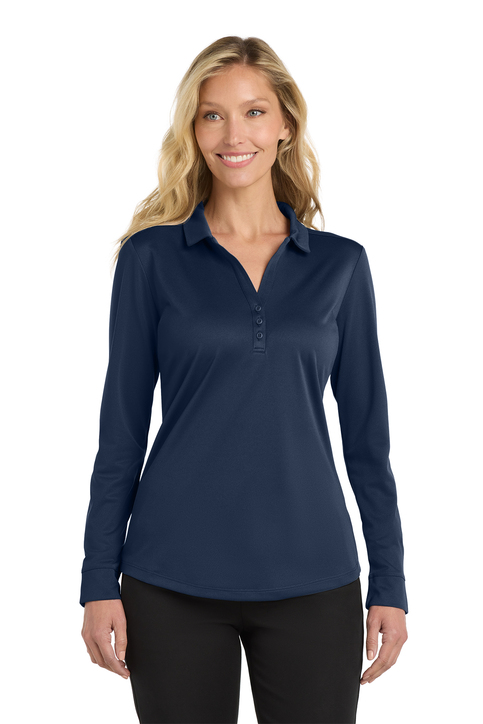YAECA PARK｜24SS Long Sleeve Polo（Navy・L） 624Wx724H-9641-Navy-0-