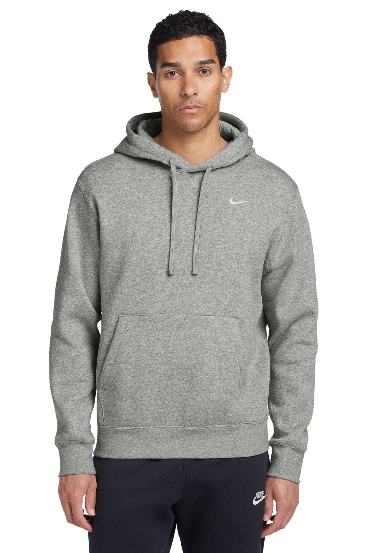 Nike gray pullover hoodie best sale