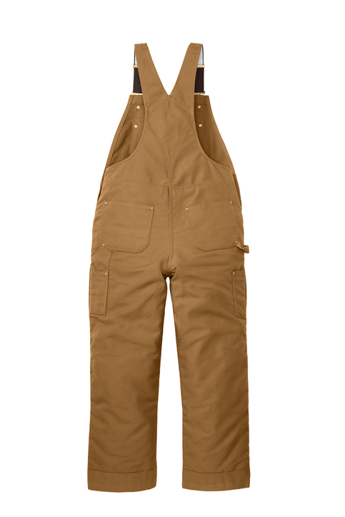 Carhartt Tall Firm Duck Insulated Bib Overalls | Product | SanMar