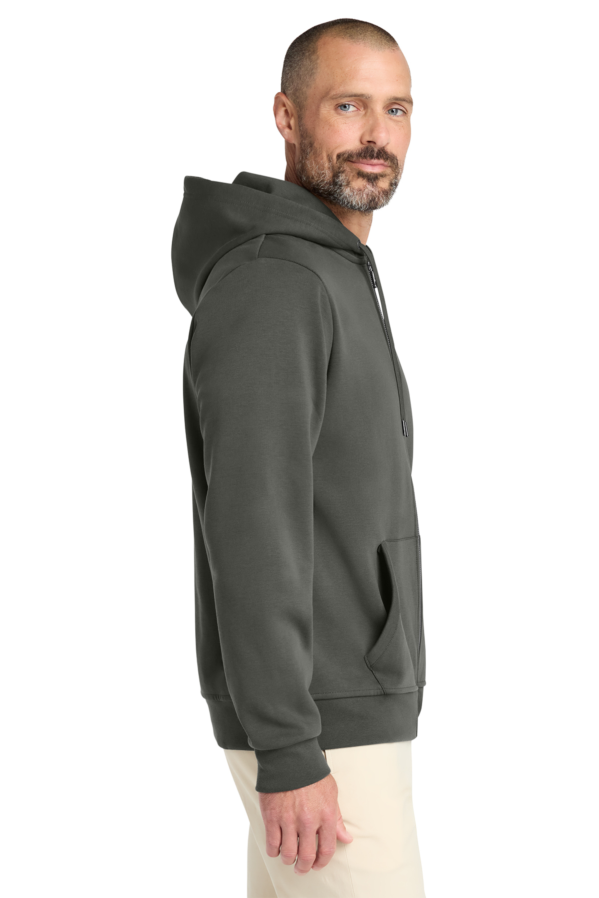 Brooks Brothers Double-Knit Full-Zip Hoodie | Product | Company