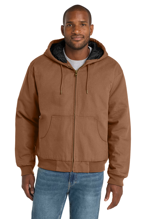 CornerStone Tall Duck Cloth Hooded Work Jacket | Product | SanMar
