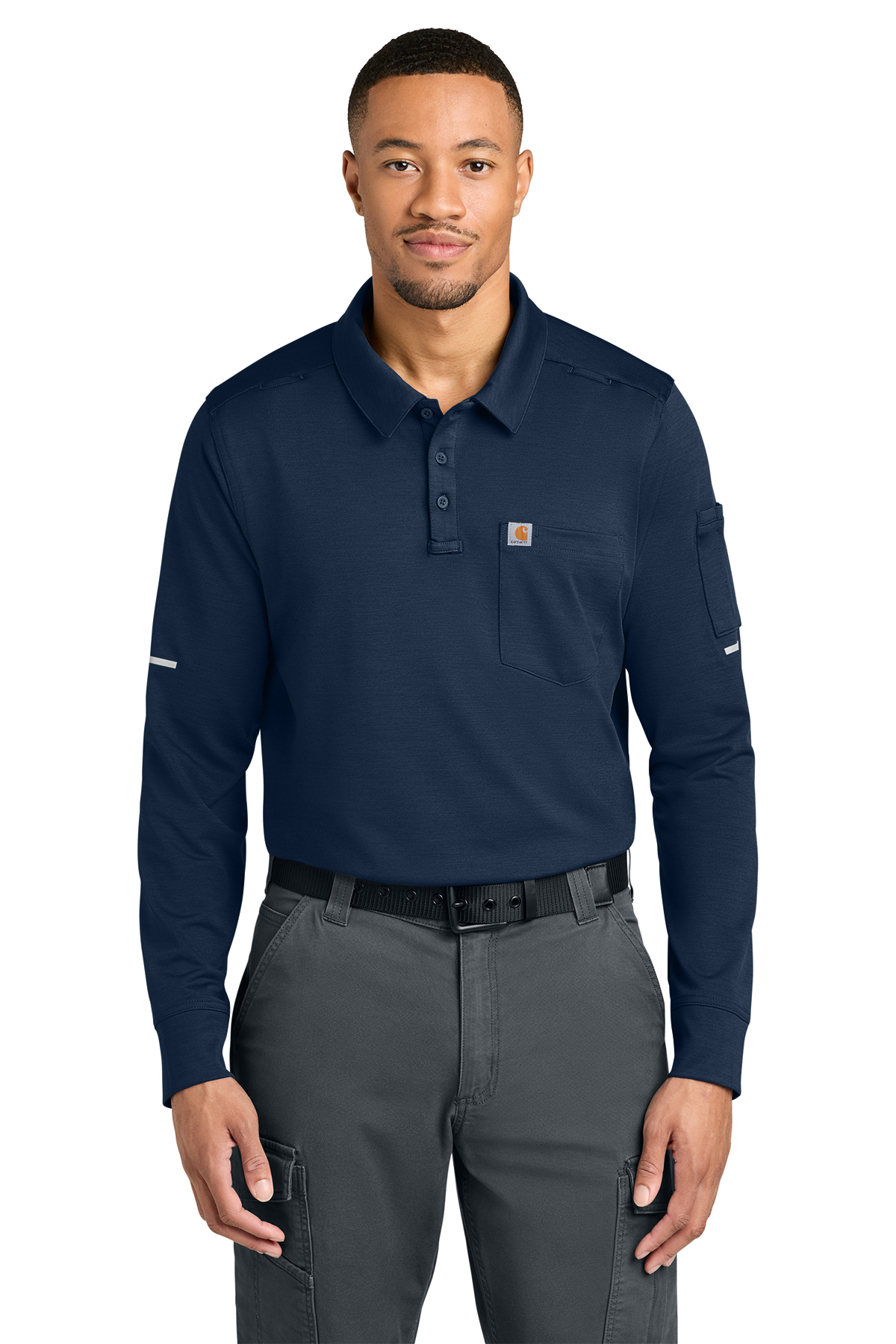 トップス carhartt L/S ARCIE POLO Carhartt - Men's Force® Snag-Resistant Pocket Polo – Threadfellows