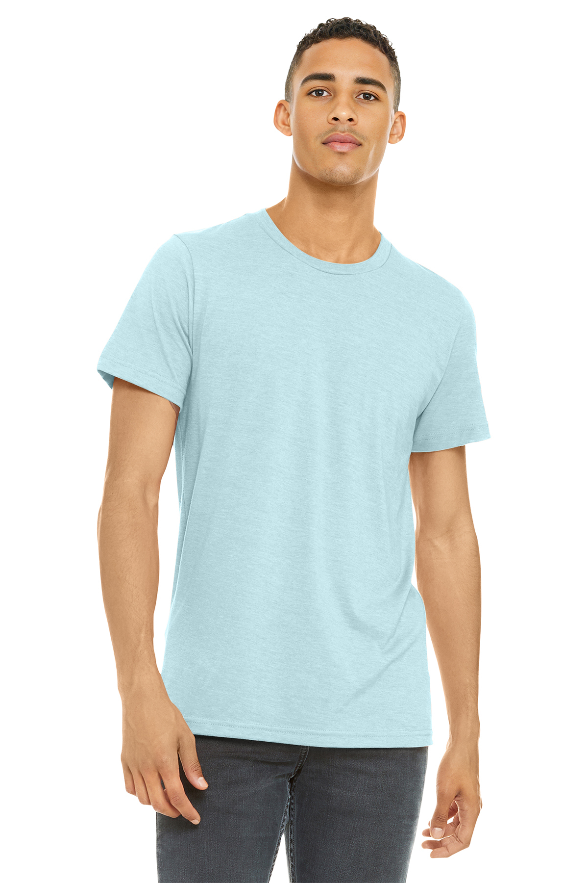 BELLA+CANVAS Unisex Heather CVC Short Sleeve Tee | Product | SanMar