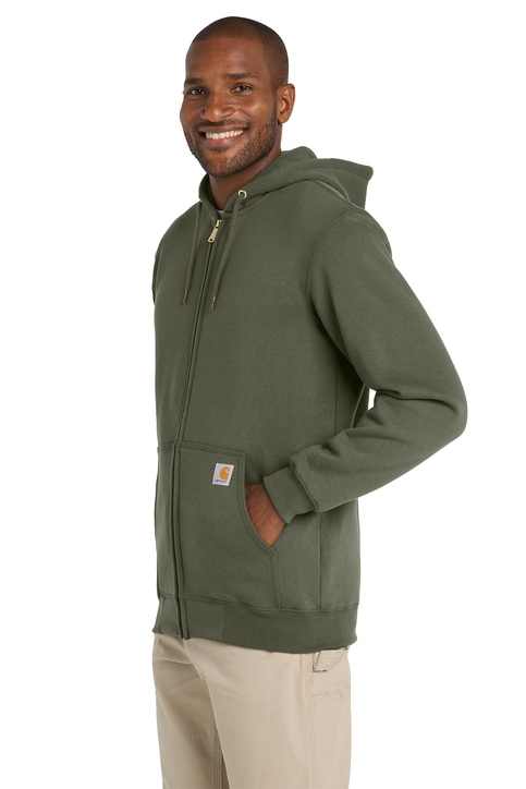 Carhartt Midweight Hooded Zip-Front Sweatshirt | Product | SanMar