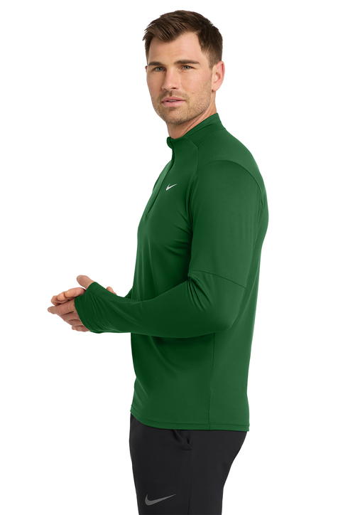  チームフィット長袖ジャージ Sサイズ ダークグリーン Nike Dri-FIT Element 1/2-Zip Top | Product | SanMar