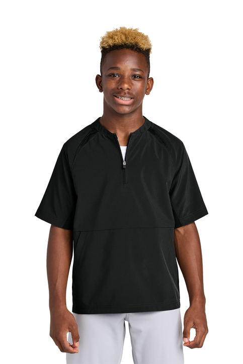 Sport-Tek Repeat 1/2-Zip Short Sleeve Jacket | Product | SanMar