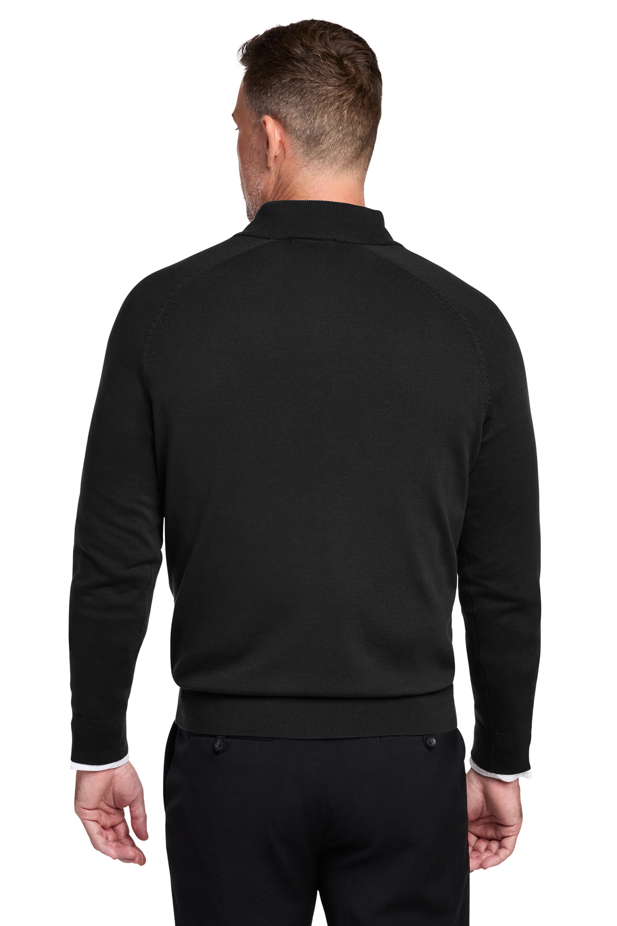 Brooks Brothers Cotton Stretch 1/4-Zip Sweater | Product | Company