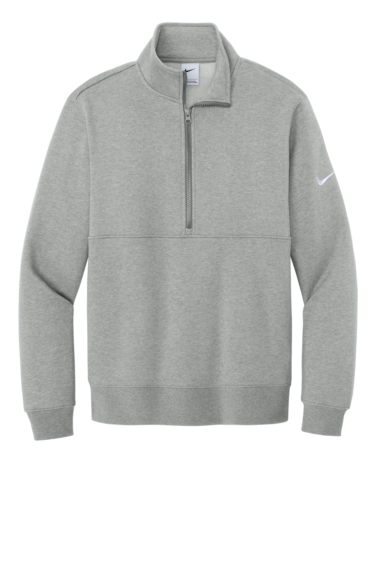 Nike Club Fleece Sleeve Swoosh 1/2-Zip | Product | SanMar