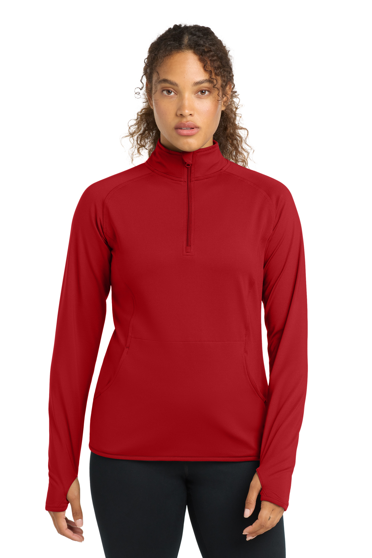 Sport-Tek Women's Sport-Wick Stretch 1/4-Zip Pullover | Product