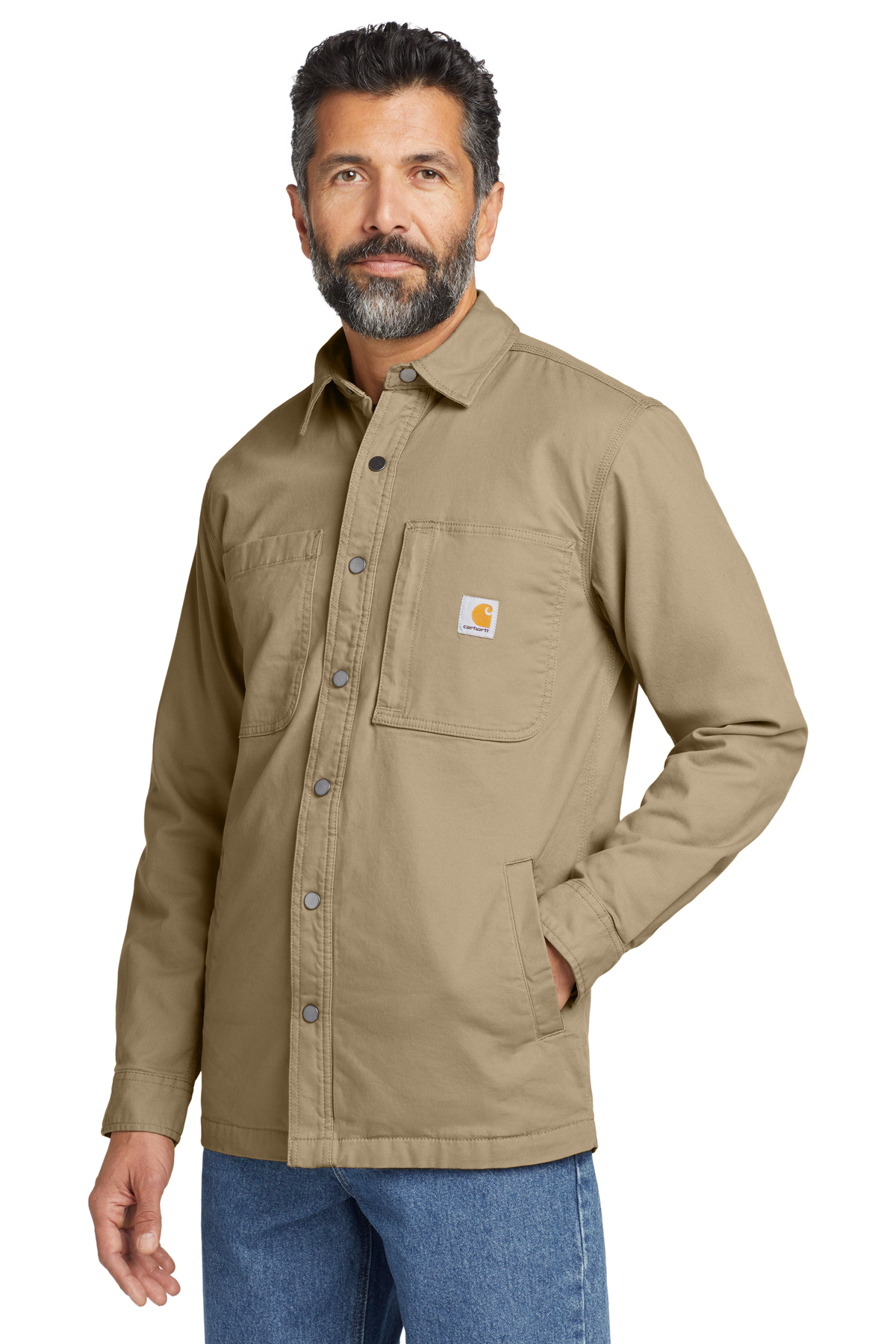 Carhartt Rugged Flex Fleece-Lined Shirt Jac | Product | SanMar