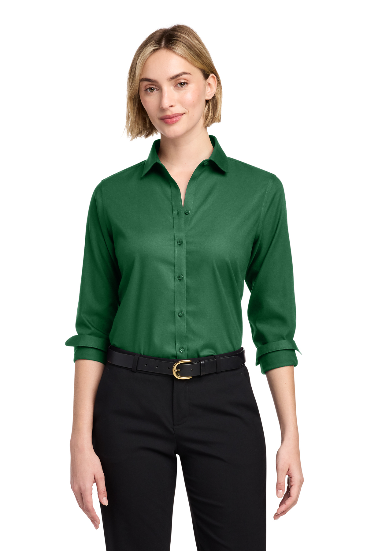 Brooks Brothers Women's Wrinkle-Free Stretch Nailhead Shirt | Product |  SanMar