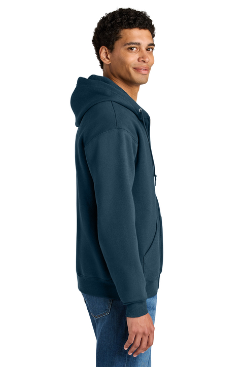 Jerzees Rugged Unisex Full-Zip Hooded Sweatshirt | Product | SanMar