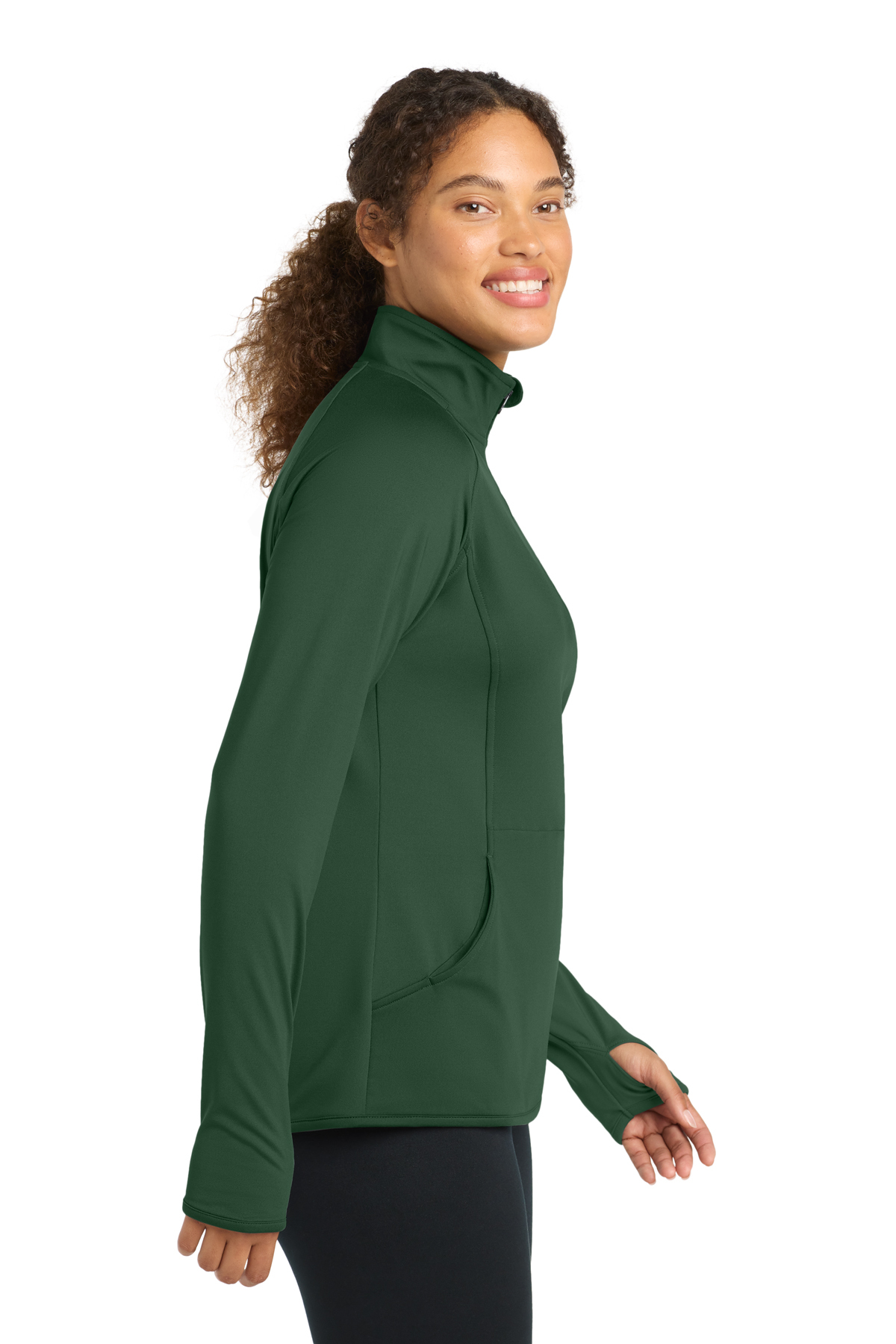 Sport-Tek Women's Sport-Wick Stretch 1/4-Zip Pullover | Product