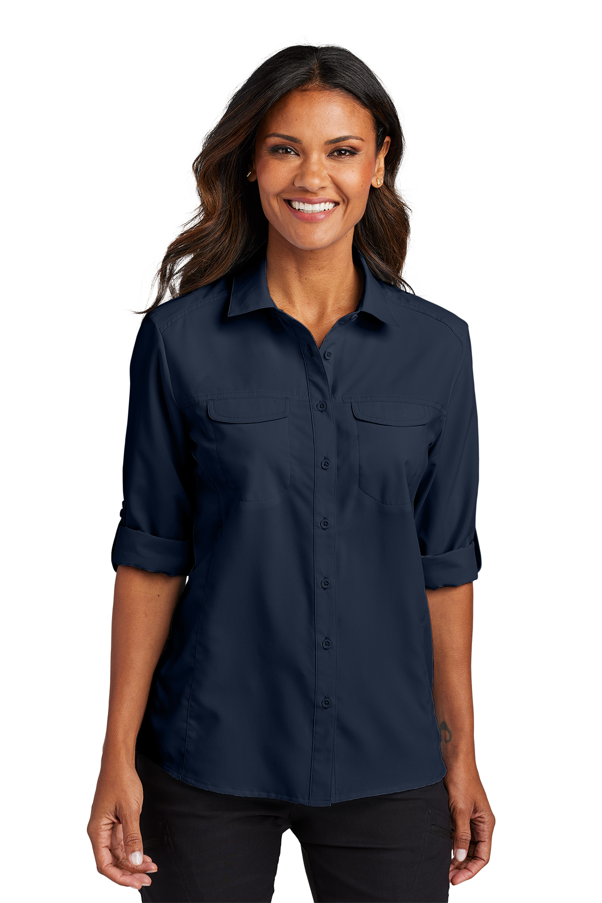 Port Authority Ladies Long Sleeve UV Daybreak Shirt