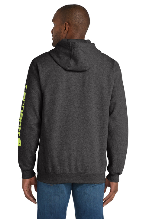 Carhartt Midweight Hooded Logo Sweatshirt | Product | SanMar