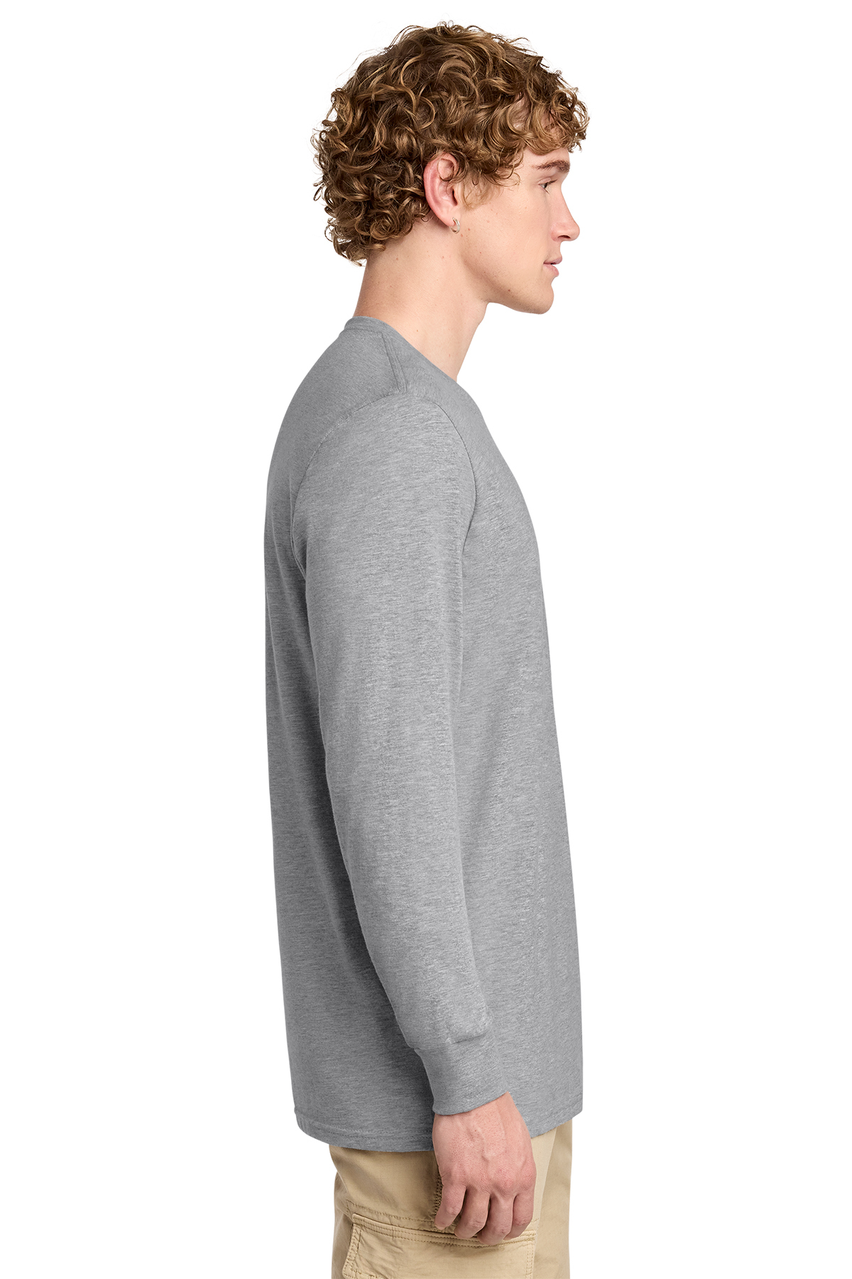 District Perfect Blend CVC Long Sleeve Tee | Product | SanMar