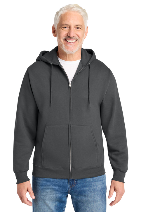 Port & Co Core Fleece Full-Zip Hooded Sweatshirt | Product | Port