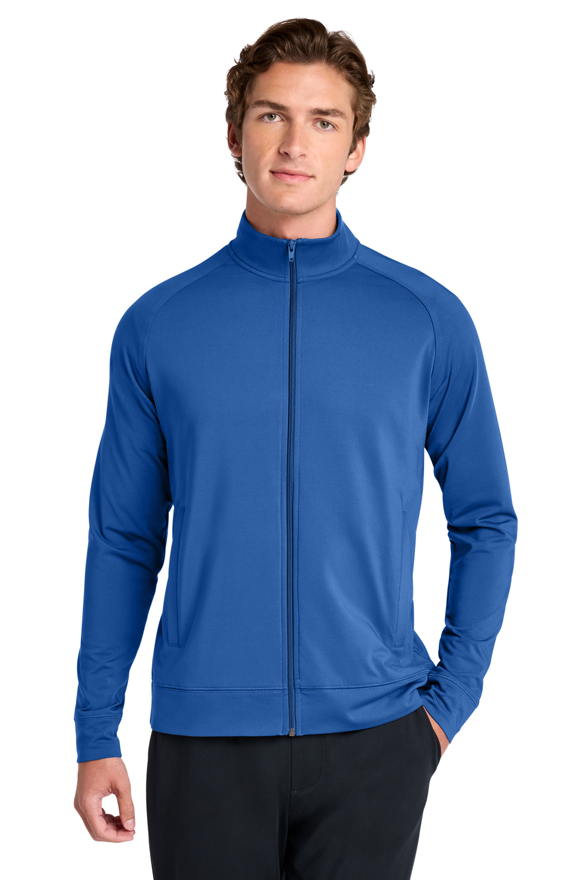 Sport-Tek Sport-Wick Stretch Full-Zip Cadet Jacket | Product