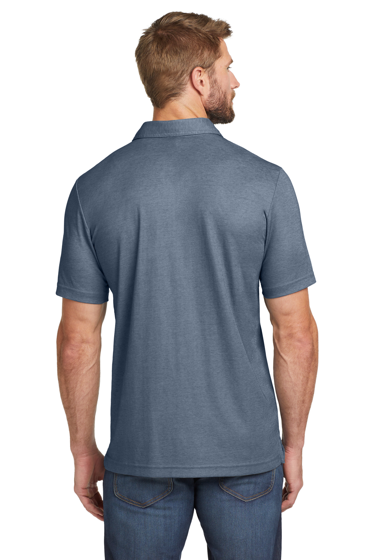 M*a様 mare Roll Up Half Sleeve Shirts　ネイビ TravisMathew Oceanside Heather Polo | Product | SanMar