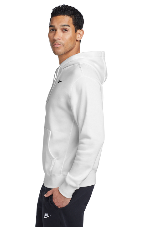 nike clb hoodie white