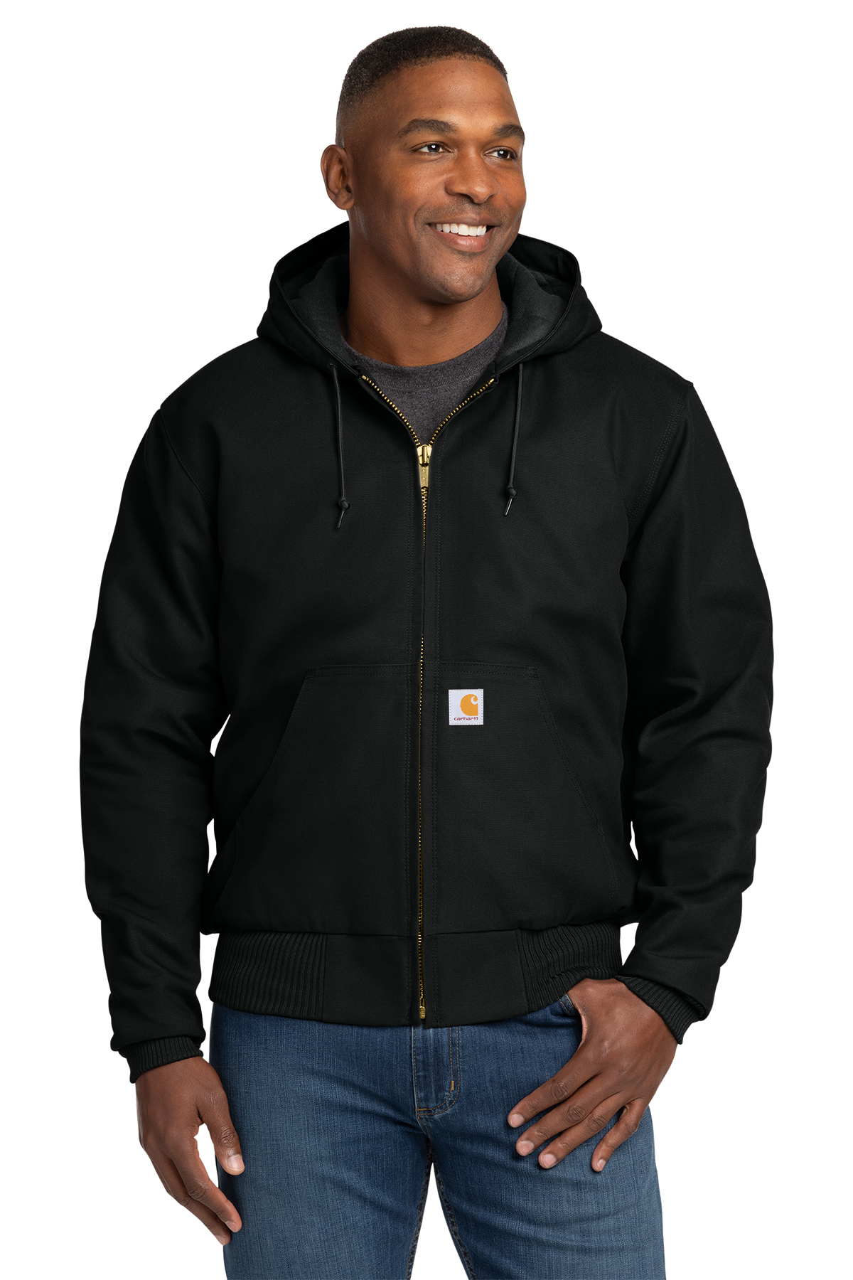 Carhartt Tall Quilted-Flannel-Lined Duck Active Jac | Product | SanMar