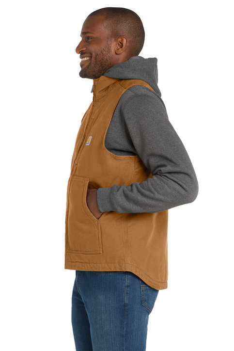 Carhartt Sherpa-Lined Mock Neck Vest | Product | SanMar