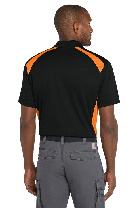 CornerStone Select Snag-Proof Two Way Colorblock Pocket Polo