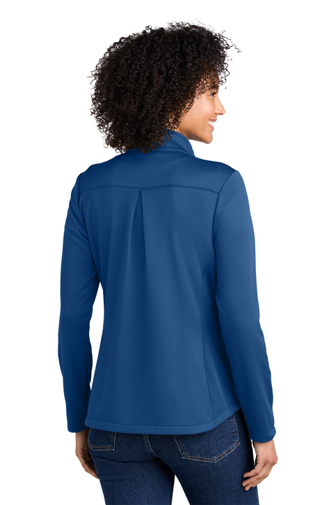 Eddie Bauer Women's Smooth Mid Layer Fleece 1/2-Zip | Product | SanMar