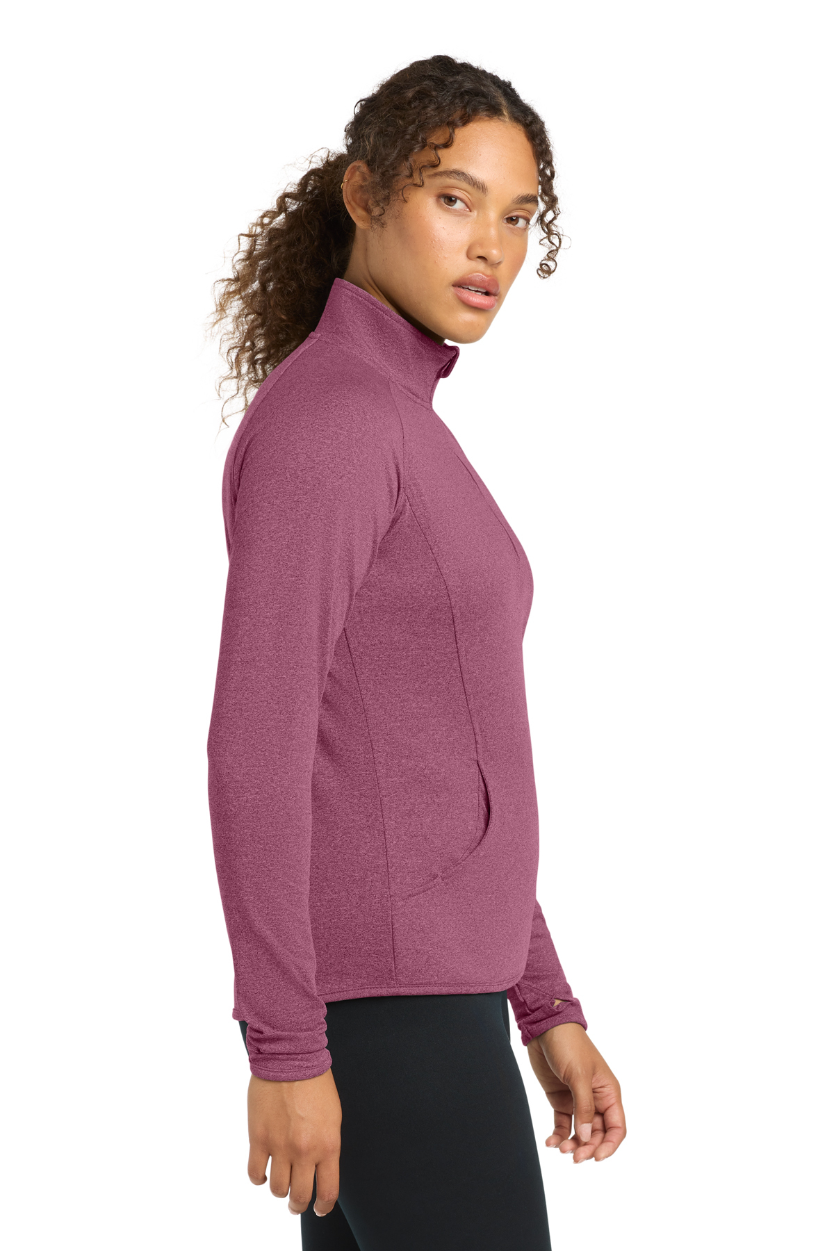 Sport-Tek Women's Sport-Wick Stretch 1/4-Zip Pullover | Product
