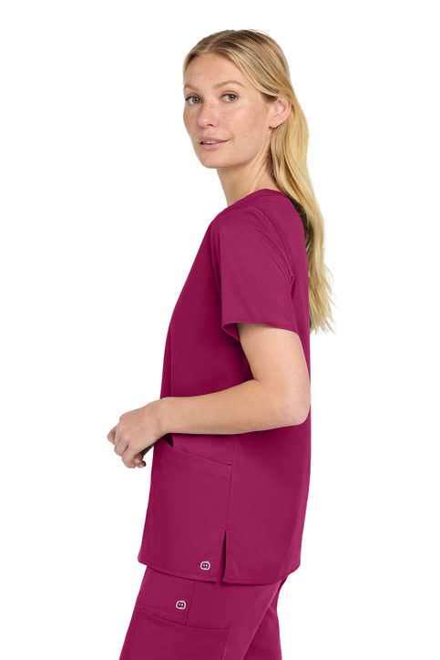 Wink Women's WorkFlex Mock Wrap Top | Product | SanMar