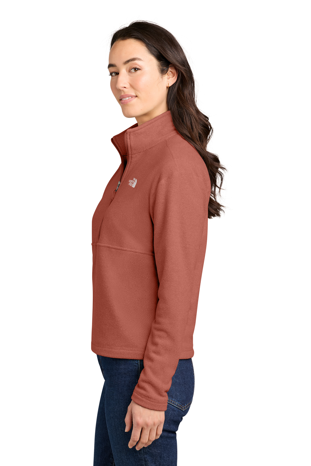 The North Face Women's Textured Pine Grove 1/2-Zip | Product | SanMar