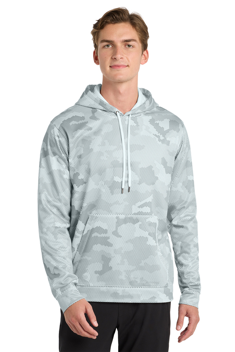 Sport-Tek Youth Sport-Wick CamoHex Fleece Hooded Pullover