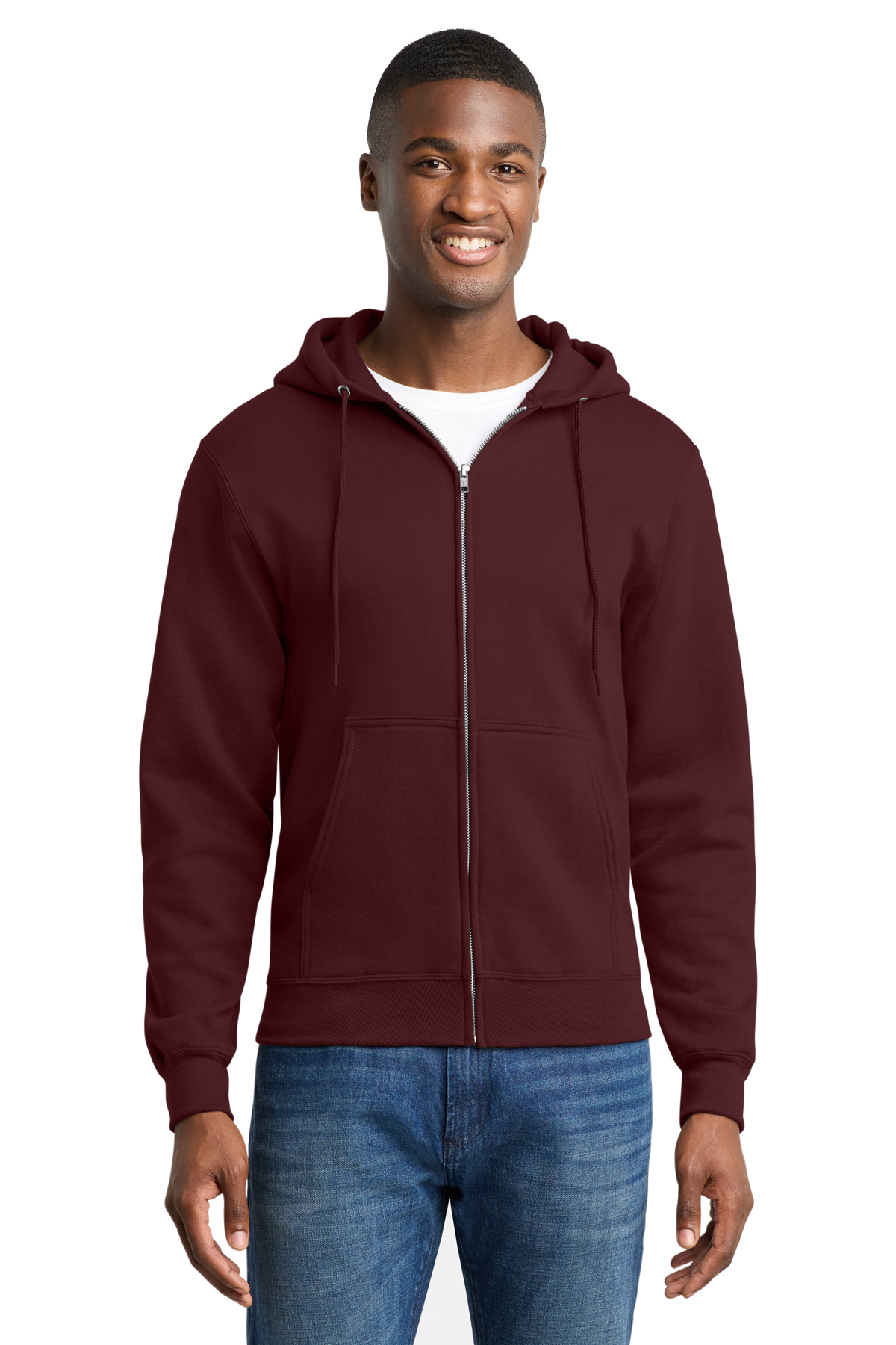 Port & Co Core Fleece Full-Zip Hooded Sweatshirt | Product | Port