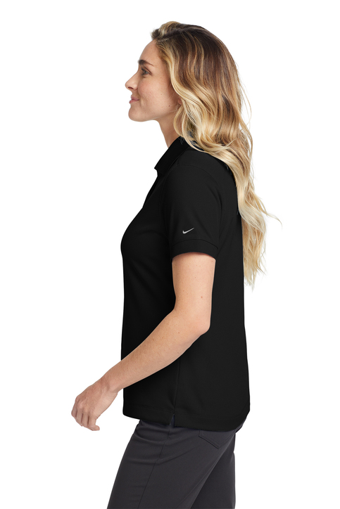 black dri fit polo womens