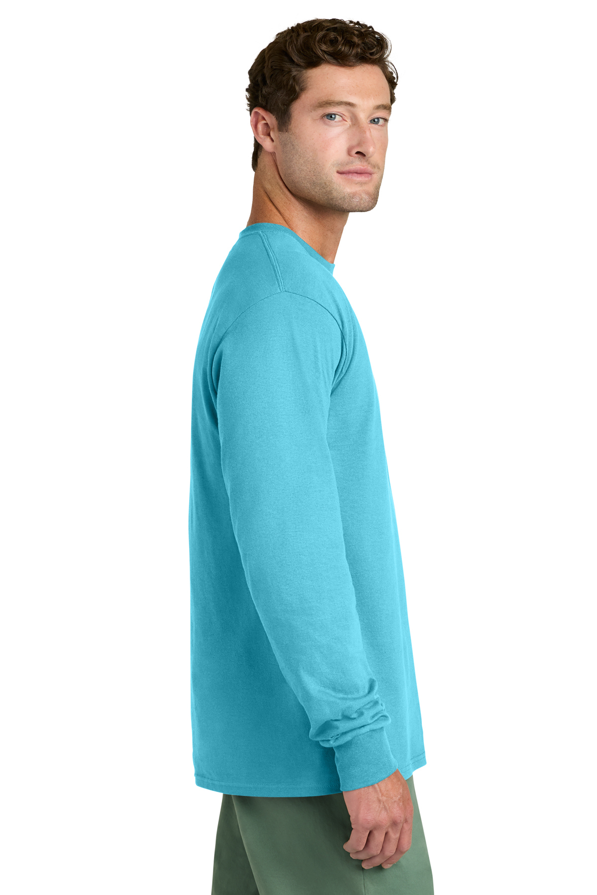 Port & Co Long Sleeve Core Cotton Tee | Product | Port & Company