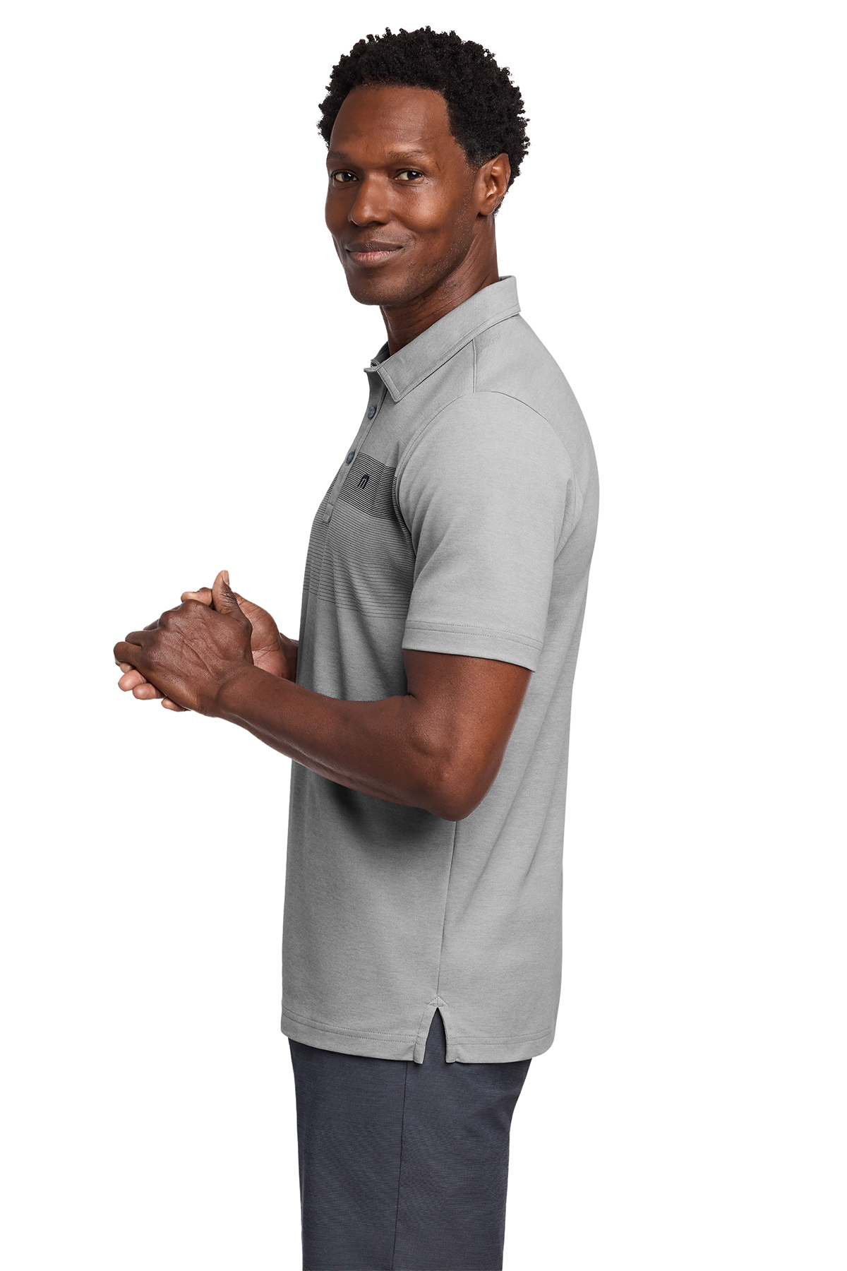 TravisMathew Coastal Chest Stripe Polo | Product | SanMar