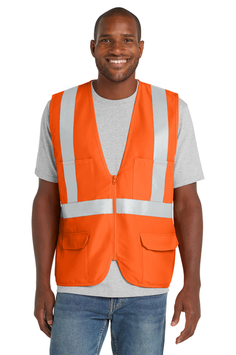 CornerStone ANSI 107 Class 2 Mesh Back Safety Vest | Product | SanMar