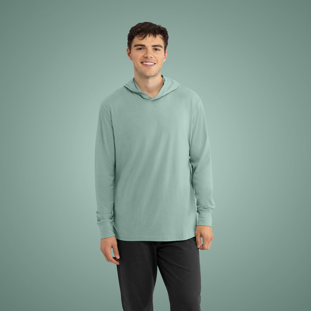 Next Level Apparel CVC Long Sleeve Hoodie | Product | SanMar Next Level Apparel CVC Long Sleeve Hoodie | Product | SanMar