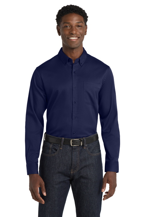 定価2.6万 wjk STRETCH BROAD HANNOVER シャツ M紺 624Wx724H-10898-TrueNavy-0-