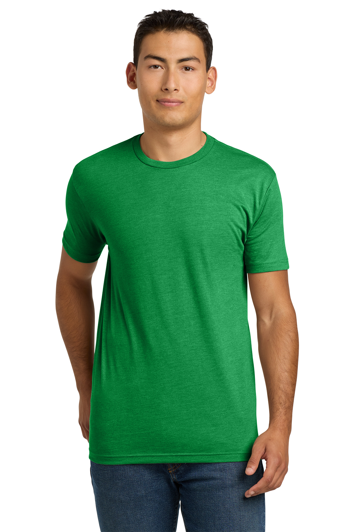 thumbnail image 2 of Next Level Womens Boyfriend Fine Jersey Short Sleeve Crewneck T-Shirt - Natural 2 of 14