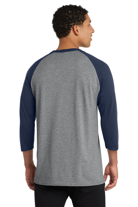 Port & Co Core Blend 3/4-Sleeve Raglan Tee | Product | SanMar